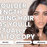 wedding guest hairstyles for shoulder length hair, shoulder length wedding hair, special occasion hair shoulder length, medium length wedding hair, elegant styles for shoulder length hair